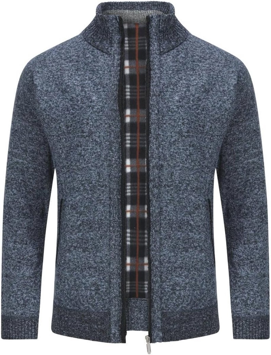 Heren Trui Cardigan - Dikke Warme Fleece Voor Herfst en Winters