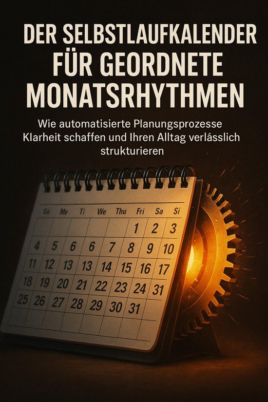 Der Selbstlaufkalender Für Geordnete Monatsrhythmen - cover