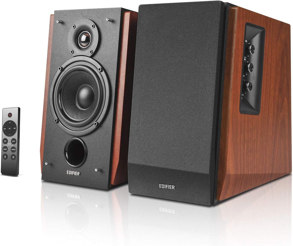 Actieve Bluetooth Luidsprekers met Subwoofer - 2.0 Studio Monitor Audio-systeem - Houtafwerking