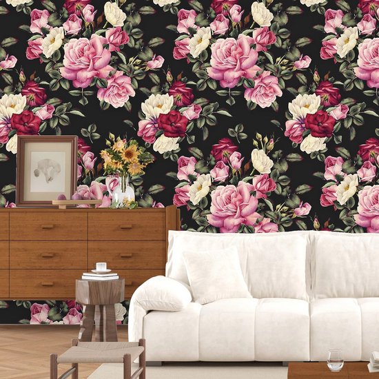 Decotalk zelfklevend behang, wit, 40 x 300 cm, werkblad, plakfolie
