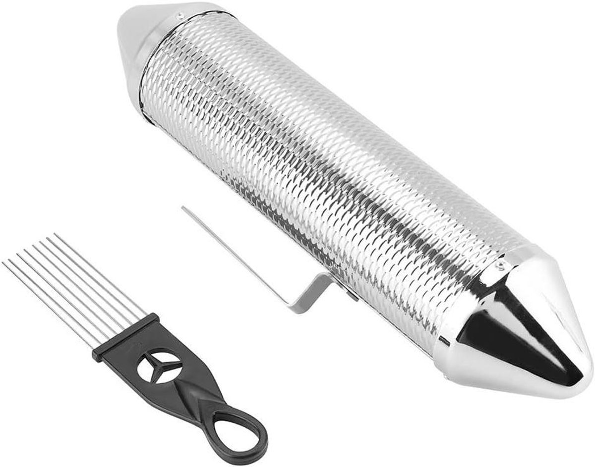 E-Ambar - Metalen Guiro met Schraper voor Muziek Percussie en Optredens