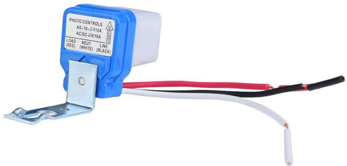 Automatische Lichtschakelaar voor Straatverlichting - Fotocel Sensor 10A