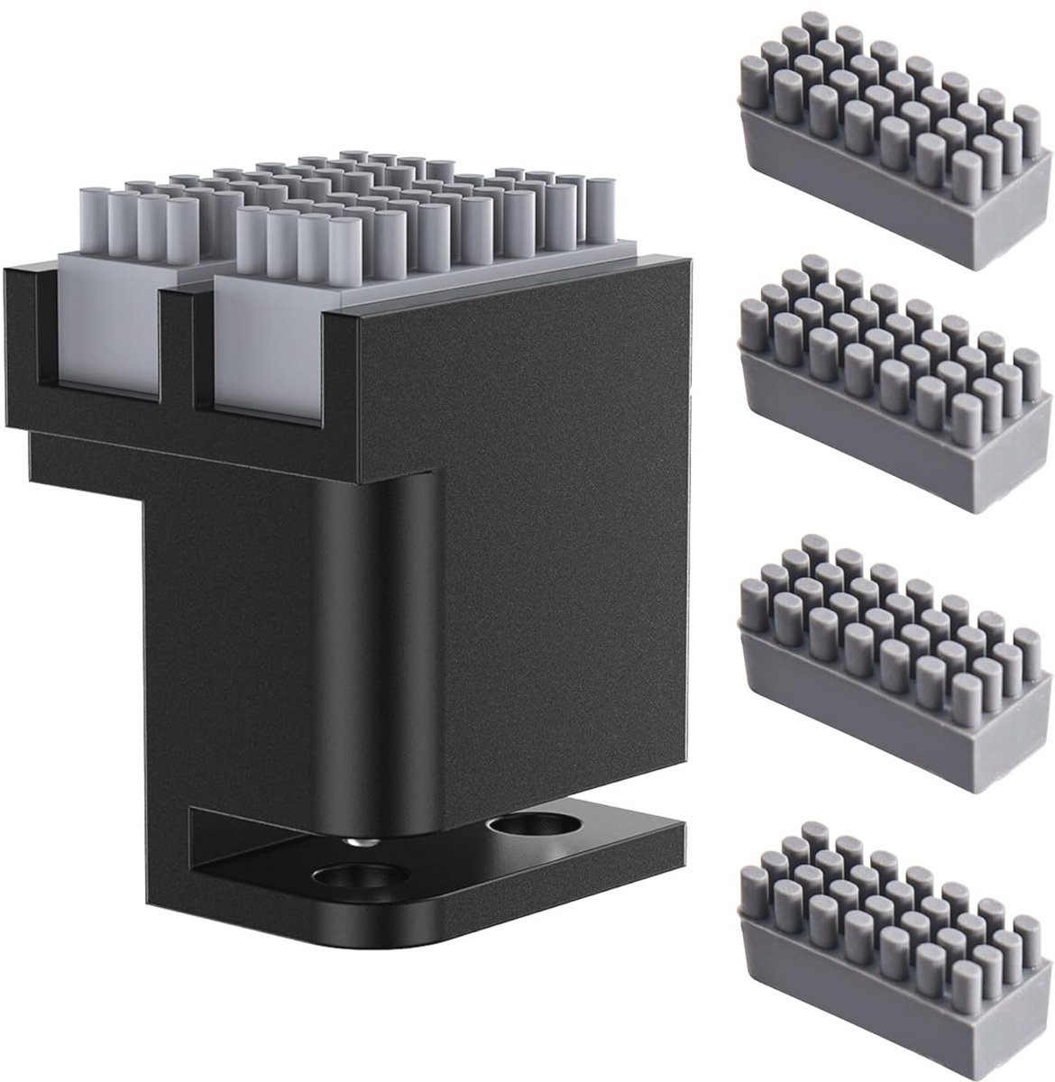 Reinigingsset voor 3D-printers met dubbele borstelkoppen en siliconen mondstukken