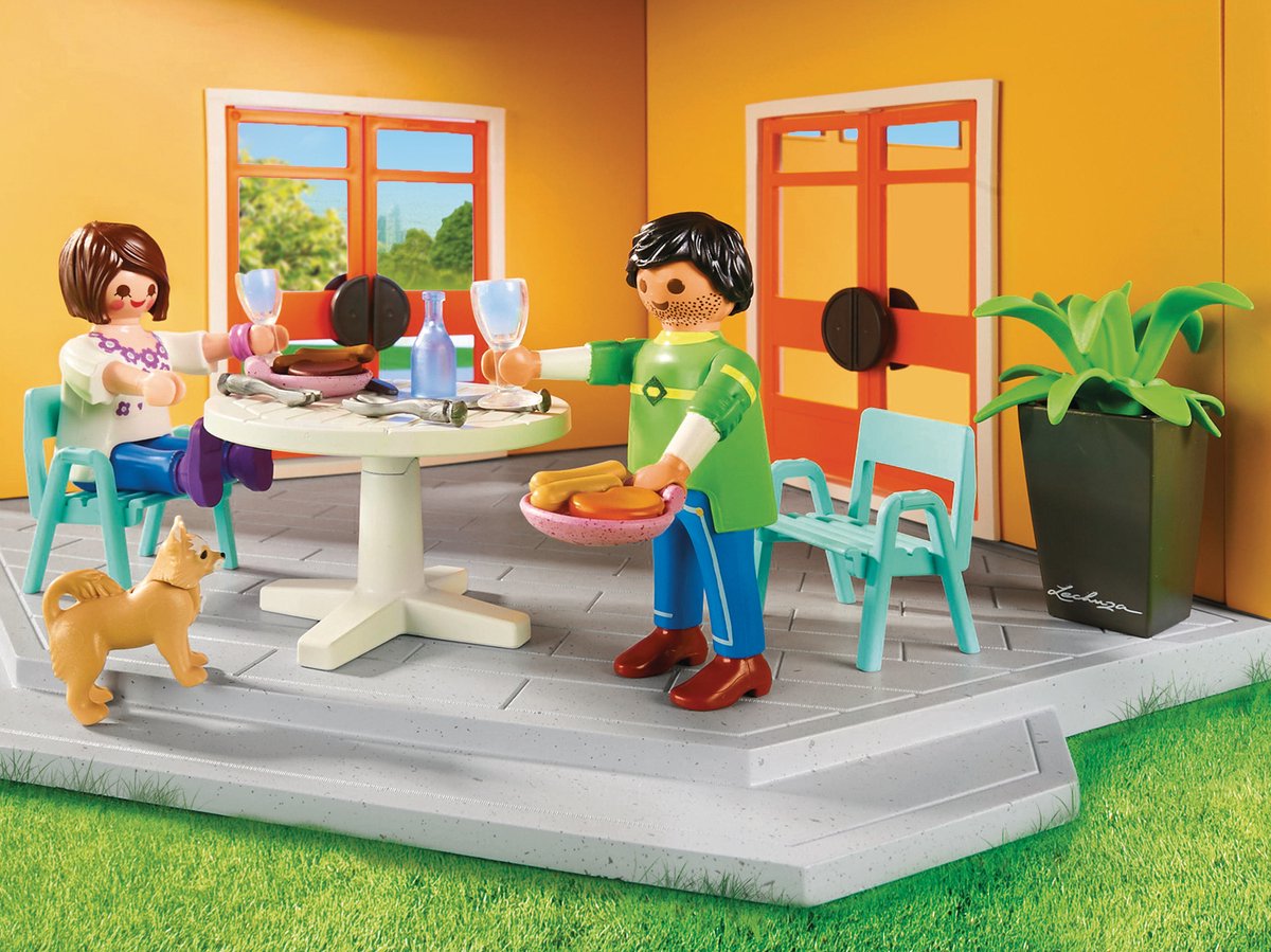 PLAYMOBIL City Life Modern Woonhuis - 9266 — afbeelding 23