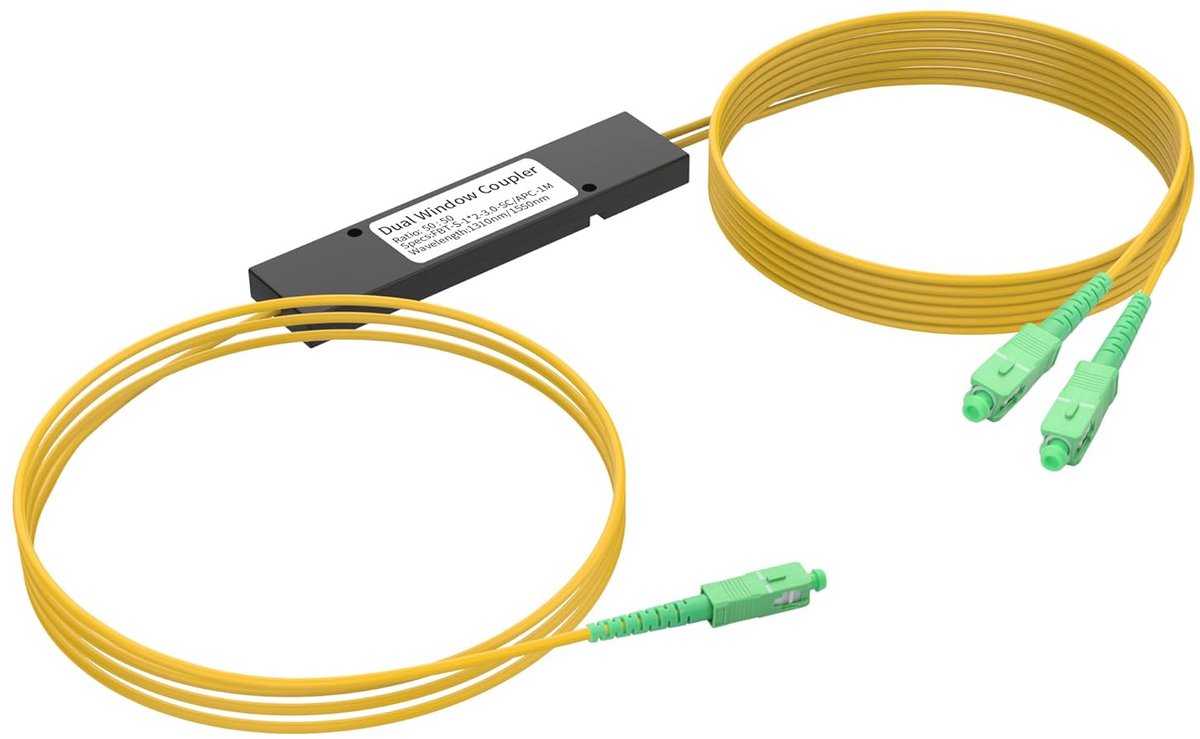 Optische Splitter SC/APC 1X2 Singlemode Fibrer Splitter Kabel 210 cm - Hoge Kwaliteit en Betrouwbaarheid