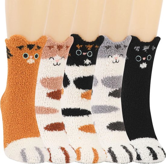 1 Paar Antislip Vloersokken Warmte Comfort Vochtafvoerend Knus Fleece Voering Gebreid Verstelbaar Indoor Pantoffelsokken Vakantiecadeau Wintersokken – koop de beste producten in de online winkel