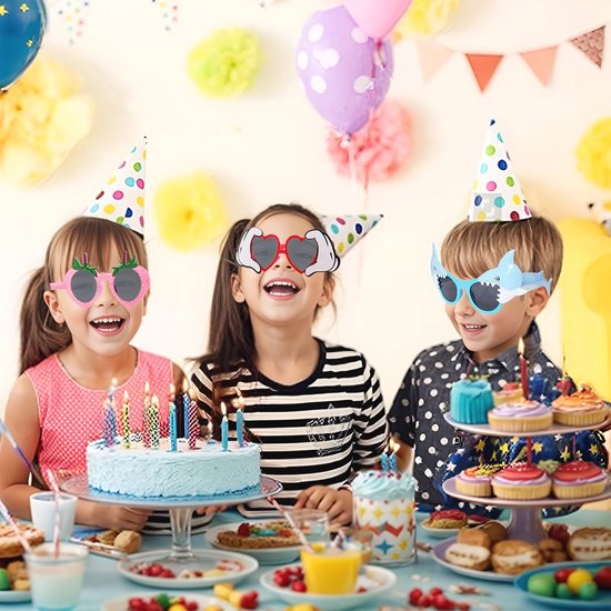 Grappige Feestzonnebrillen - 9 Paar Hawaïaanse Brillen voor Zomerfeesten en Fotobooths — afbeelding 5