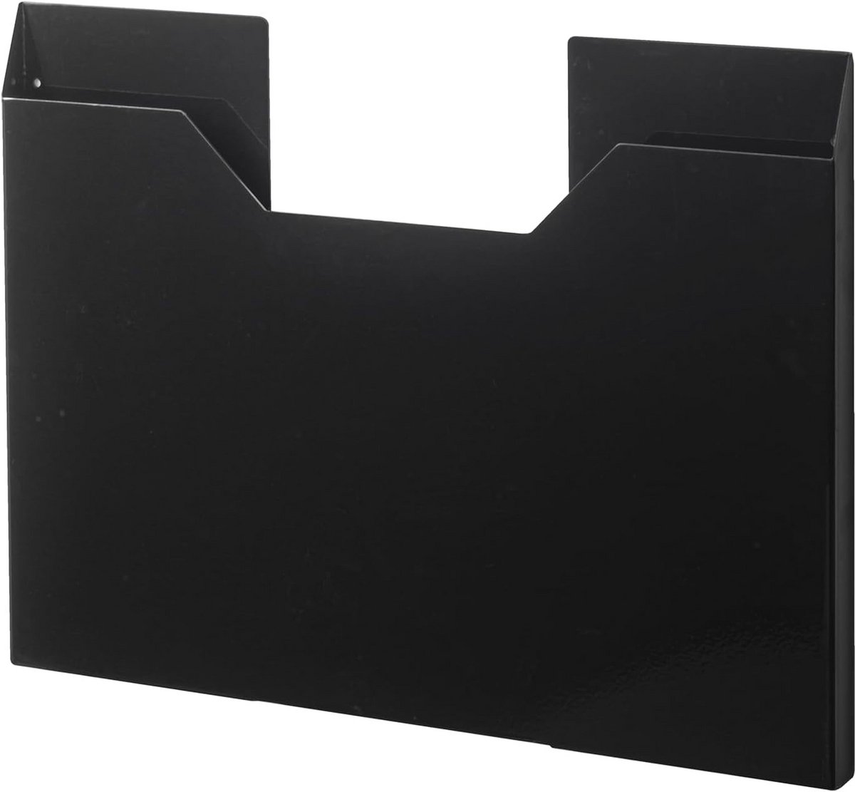 Placemat Case Wide - Zwarte Stalen Opbergbox voor Tafellakens 50.5 x 2.5 x 36.5 cm