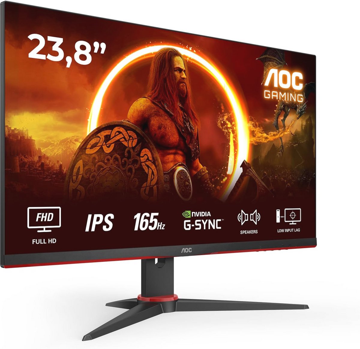 24 inch FHD Gaming Monitor - 165Hz, 1ms MPRT, FreeSync & G-Sync Compatible