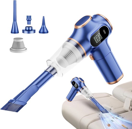 Handheld Snoerloze Autostofzuiger 120W met - Handheld - €31,99