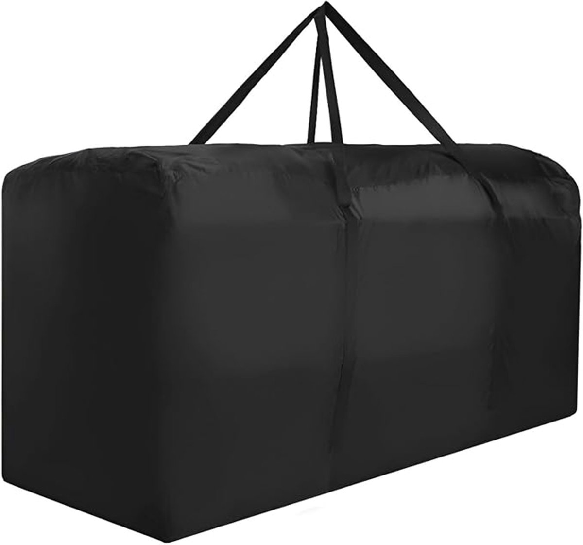 longziming Opvouwbare Opbergtas - Reis- en Bewaartas - Extreem grote opbergtas voor tuinmeubelen - Duurzame Oxford Stof - Met Handvat - Ideaal voor Dekbedden en Kleding - 120x39x55cm - Zwart