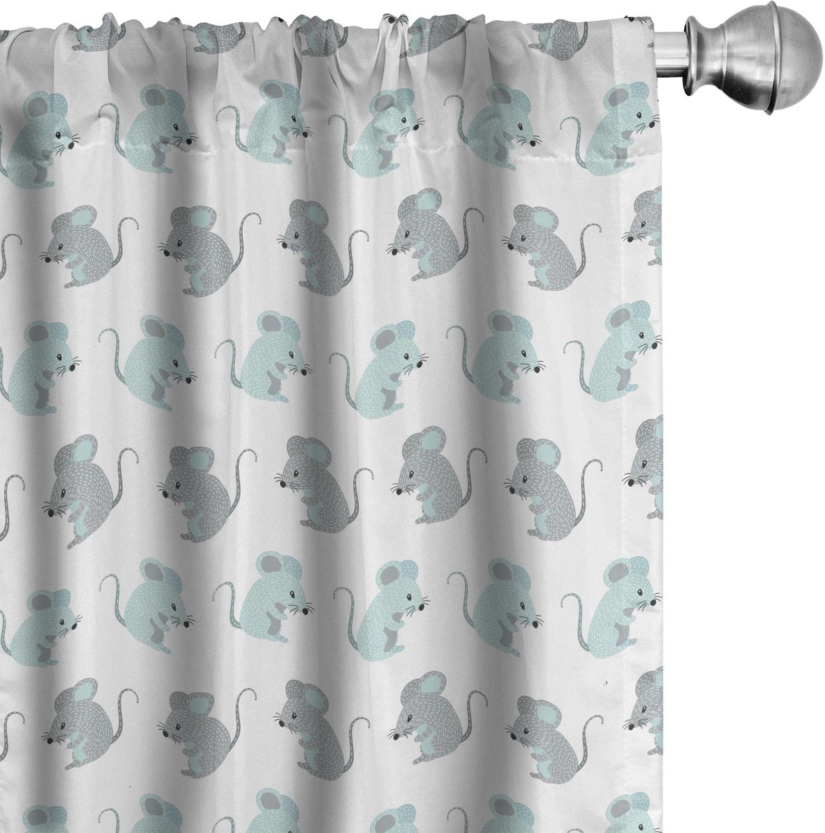 ABAKUHAUS Gordijnen – 2x75x175 cm – Mikrofaser, Halverduisterend