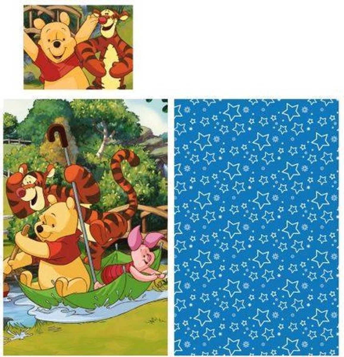 Winnie the pooh peuter dekbedovertrek 90x140 cm