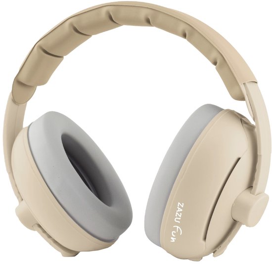 Zazu Baby & Junior Earmuffs Taupe Gehoorbeschermer
