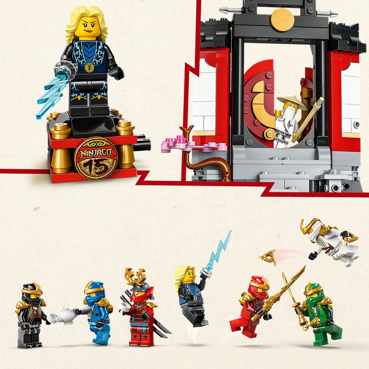 LEGO NINJAGO - 15-Jarig Jubileum: Display met Ninjapersonages - 71866 — afbeelding 6