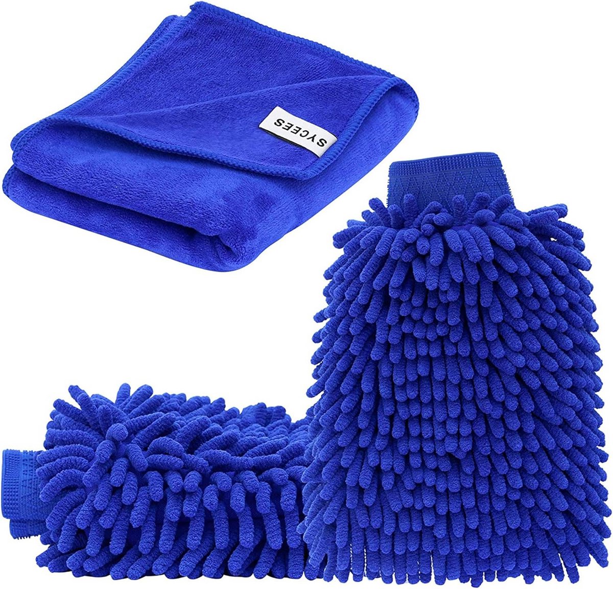 Waterdichte Microvezel Washandjes & Poetsdoek Set voor Auto, Motor en Fiets