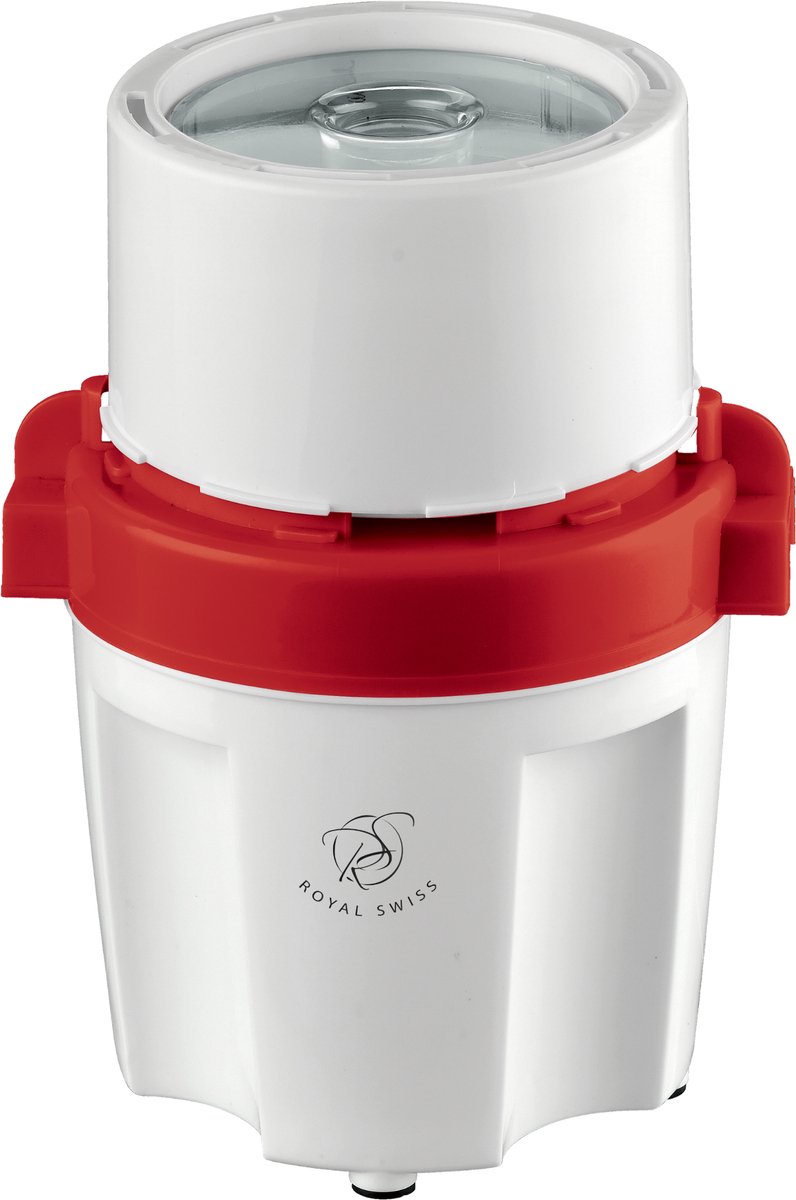Bol.com Royal Swiss® Power Chopper 500W – Hakmolen & Vleesmolen – 350ml RVS Snijbeker – Krachtige Hakker voor Groenten, Vlees, N... aanbieding