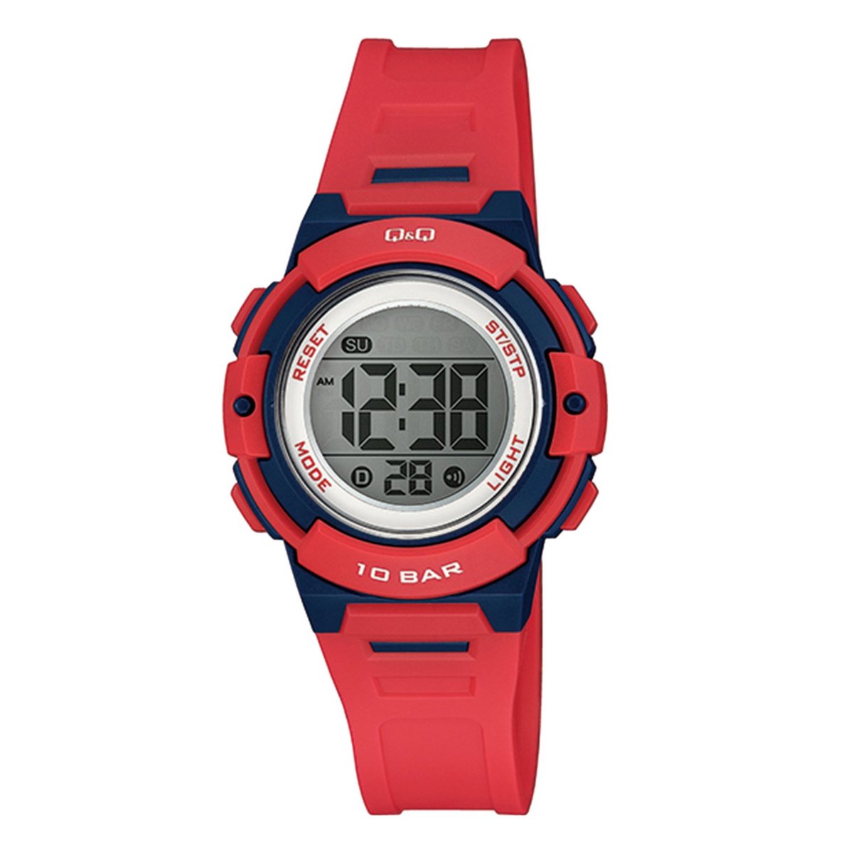 Q Q Kinder QQ digitaal kinder horloge - Horloge - Siliconen - Rood
