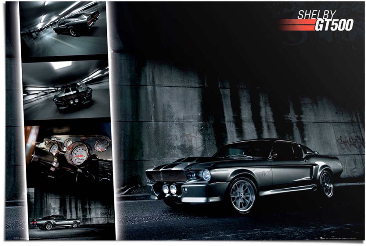Poster Easton mustang gt500 - 61 x 91,5 - Papier - REINDERS