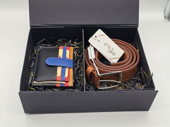 WildHorn® RFID Beschermde Echt Leer Portemonnee & Gift Combo