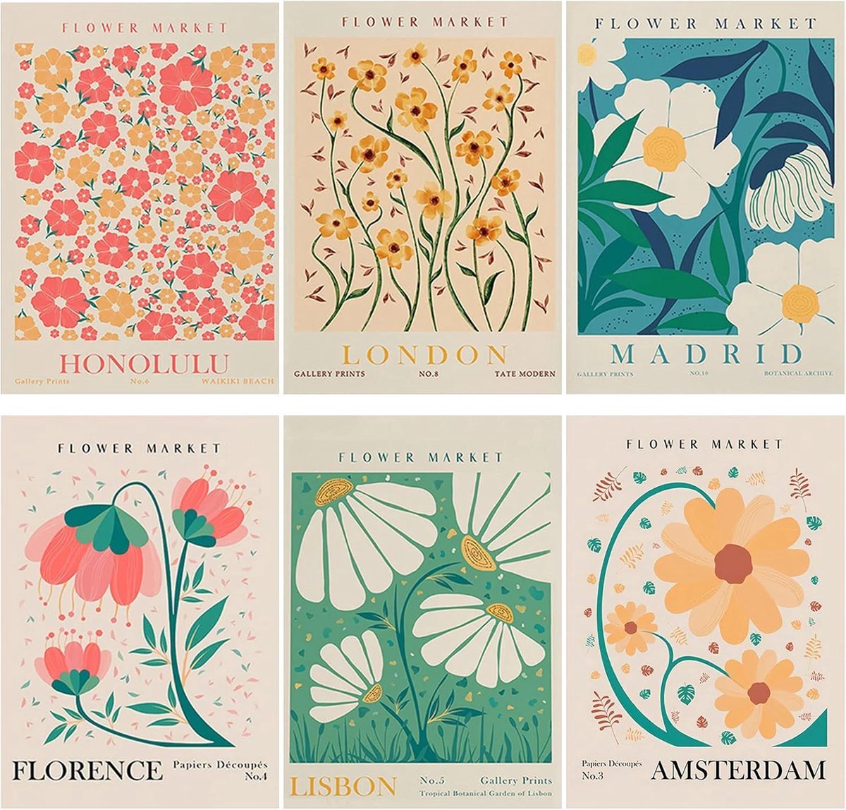 Stunq® Decoratieve Bloemtapijten van Katoen en Polyester - Diverse Stijlen