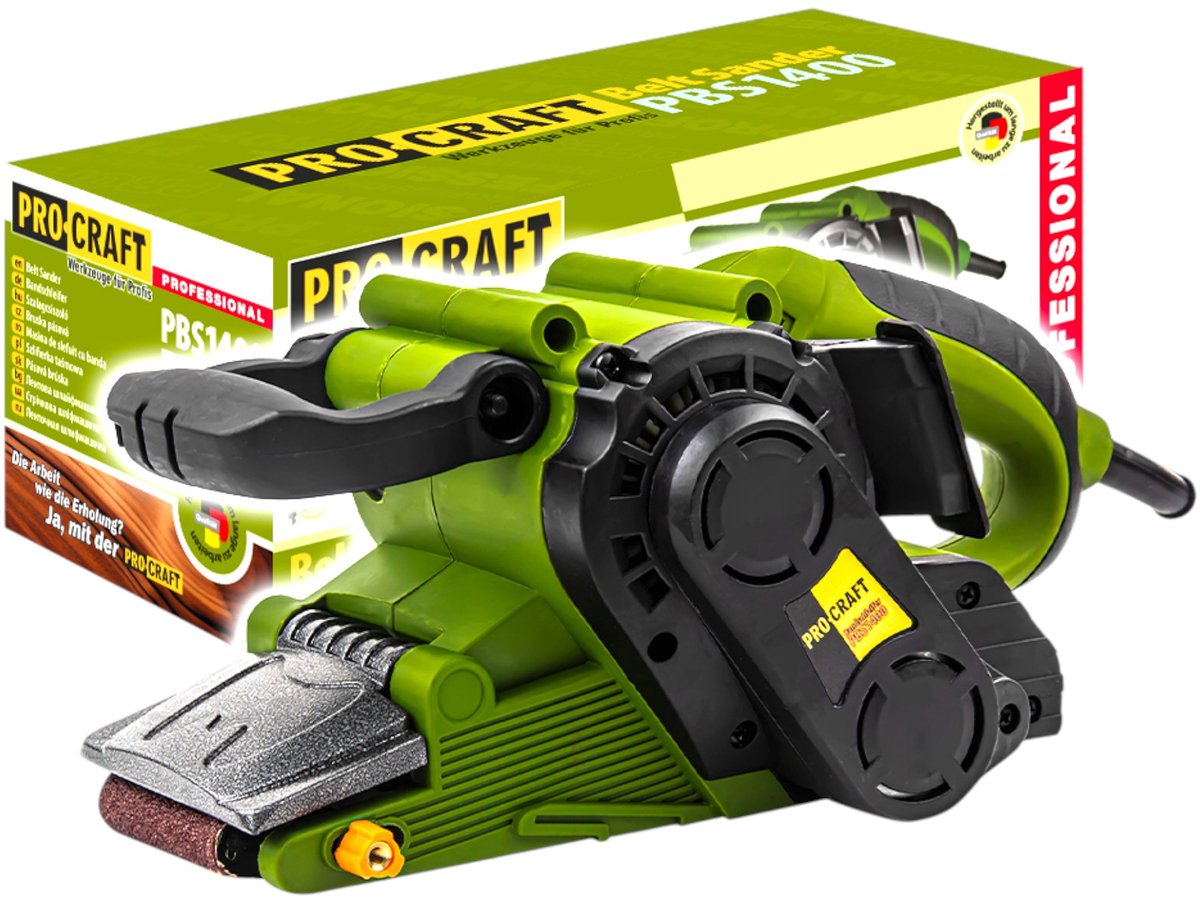 Procraft PBS1400 bandschuurmachine 800 watt 76 x 457 mm