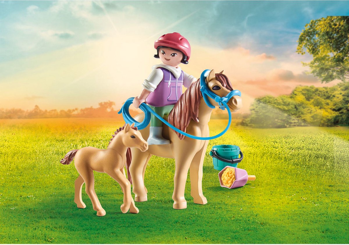 PLAYMOBIL Horses of Waterfall Kind met pony en veulen - 71498 — afbeelding 10