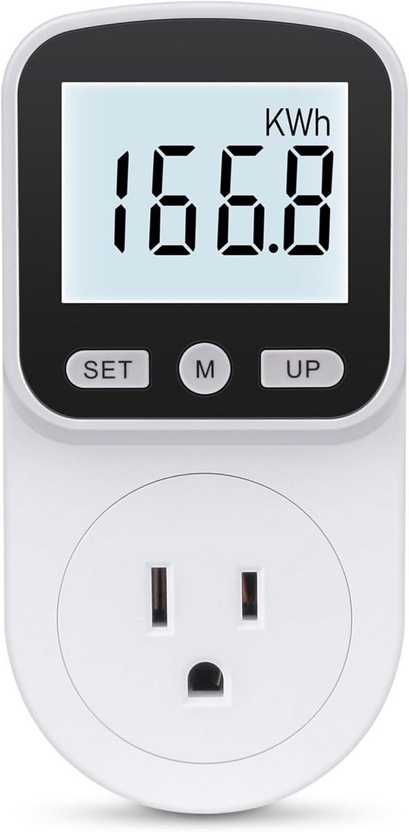 Energiekosten Meter Plug voor Thuisgebruik - Meet Stroomverbruik en Voltage