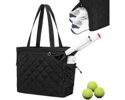 KZQ Waterdichte Tennistas Voor Dames Geschikt Voor 2 Rackets, Multifunctionele Sporttas Met Opbergruimte Voor Sportschool Zakelijke Training En Woon Werkverkeer, Ideaal Voor Weekendsporters En Heren