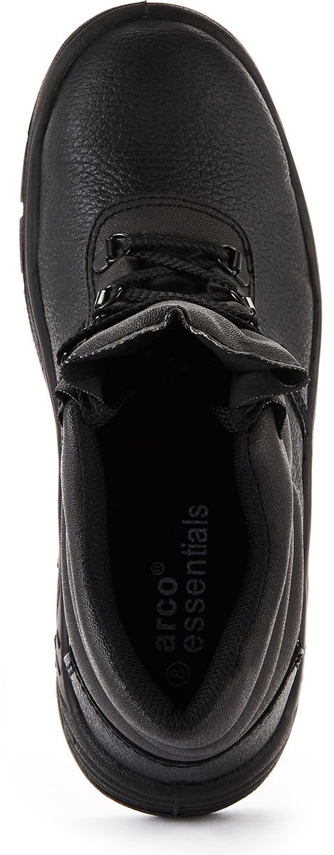 Arco Essentials S1P Veiligheidsschoenen Hoog Zwart - Maat 45
