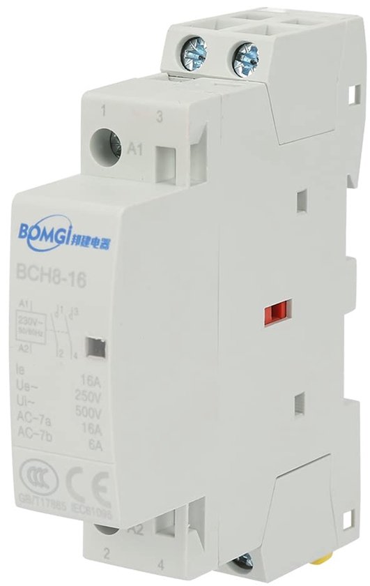Produktbild von Yosoo 2-poliges 20A AC-Schütz Für DIN-Schiene – 24V Oder 230V, 2NO, Leise, Für Haushaltssteuerungen