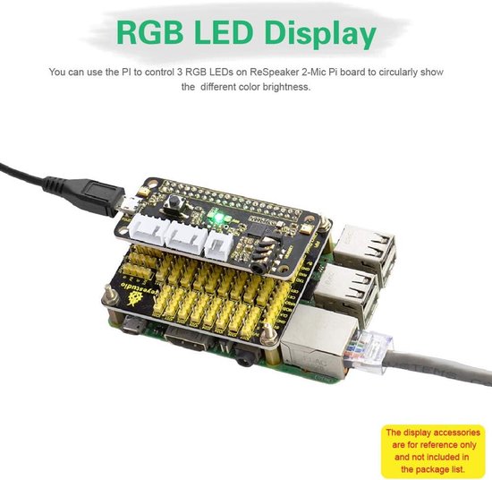Microphone Raspberry Pi Board Dual Microfoon Uitbreidingsboard voor Raspberry Pi Voice Control ...