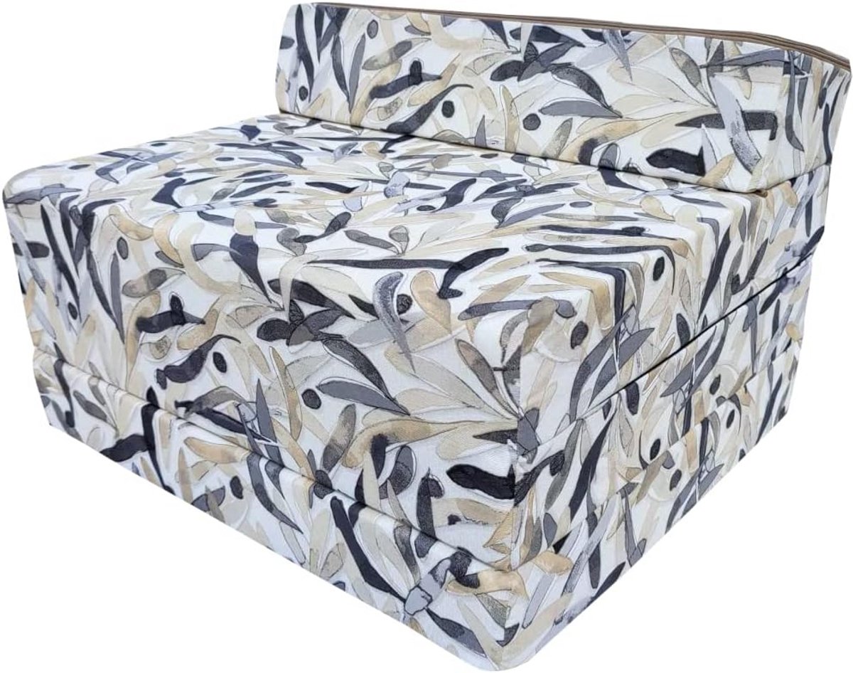 Multifunctioneel Vouwmatras 200x70x10 cm - Zetel, Slaapbank en Logeerbed - 100% Katoen