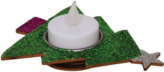 Maak je eigen Houten Kerstboom, Set van 12 online ... | Speelgoed