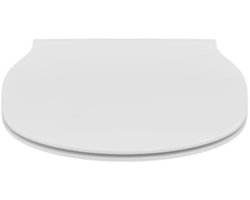 Ideal Standard Connect Air Closetzitting + Deksel – Ultra Dun – RVS Scharnieren – Wit – Alleen geschikt voor Connect Air – E036501