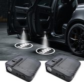 2pcs - Projecteur LED HD Aste USB Pour Porte De Voiture, Logo ST Line