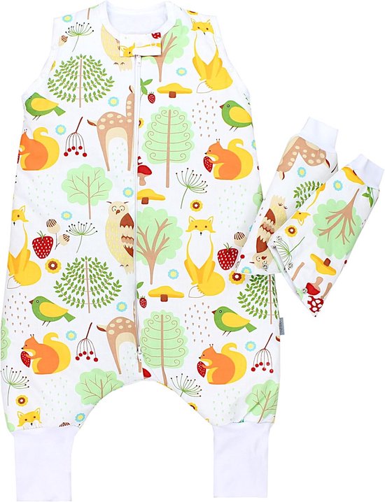 Baby Slaapzak met Voetjes en Afneembare Mouwen - Winter & Herfst - 2.5 TOG — afbeelding 4