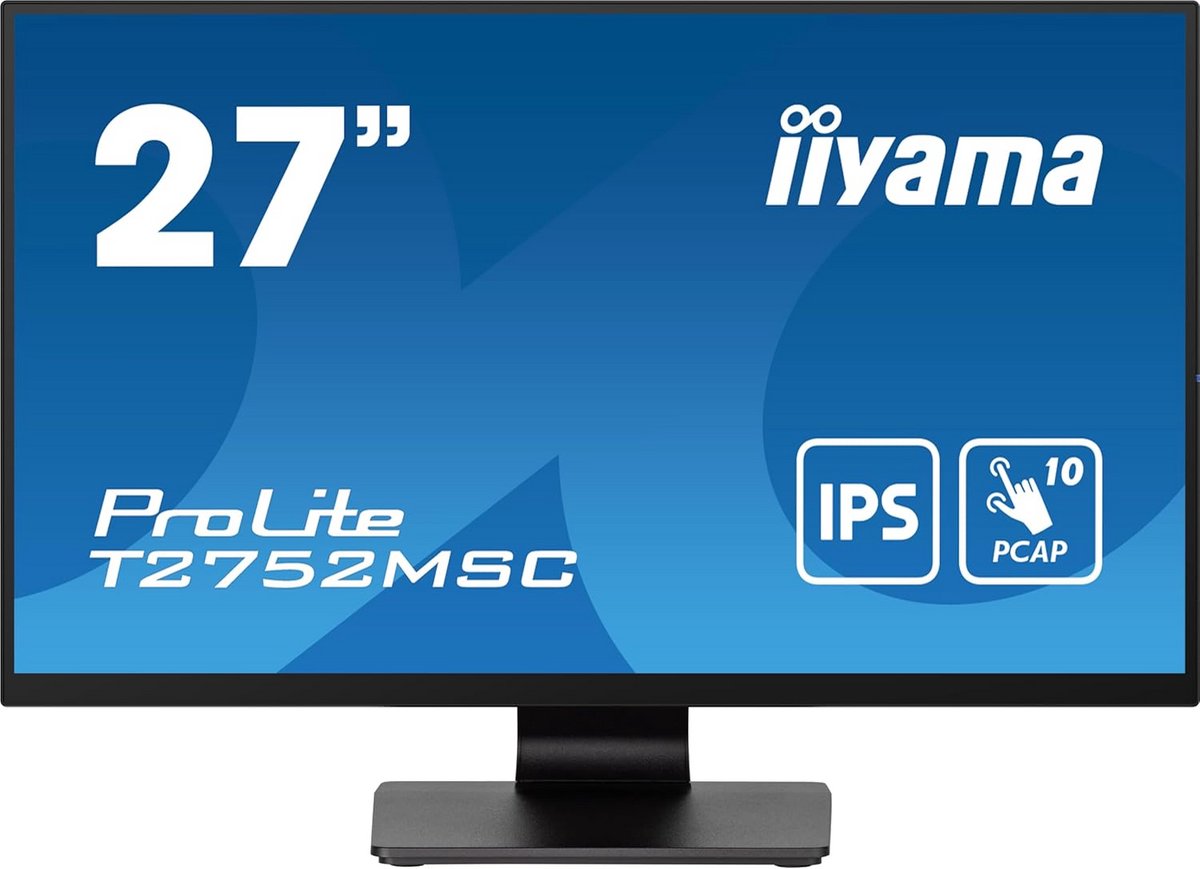27-inch Full HD LED Touchscreen Monitor voor Kantoor en Gaming