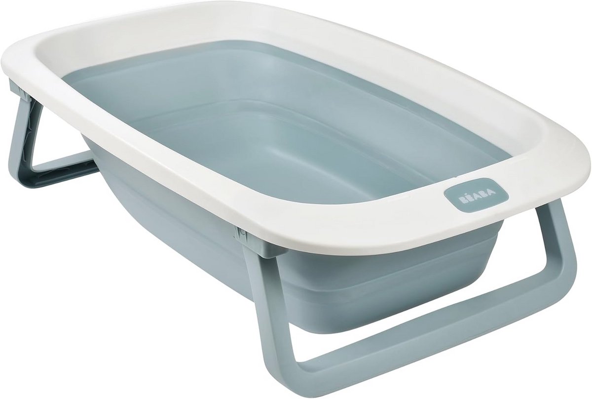 Opvouwbare Babybadkuip - Ultra Compact, Antislip Voeten, Gemakkelijk Opslag - 29L - Blauw