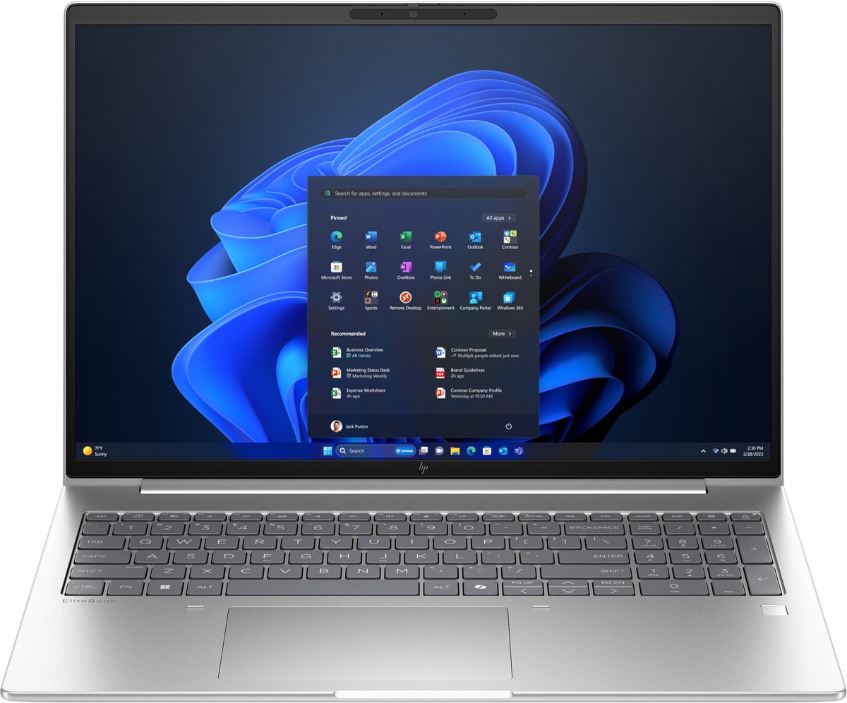 HP EliteBook 6 EB6G1a16 R7-250 16 16GB/512 PC NL AMD Ryzen™ 7 Laptop 40,6 cm (16") WUXGA DDR5-SDRAM 512 GB SSD Wi-Fi 7 (802.11be) Windows 11 Pro AI PC Zilver QWERTY
