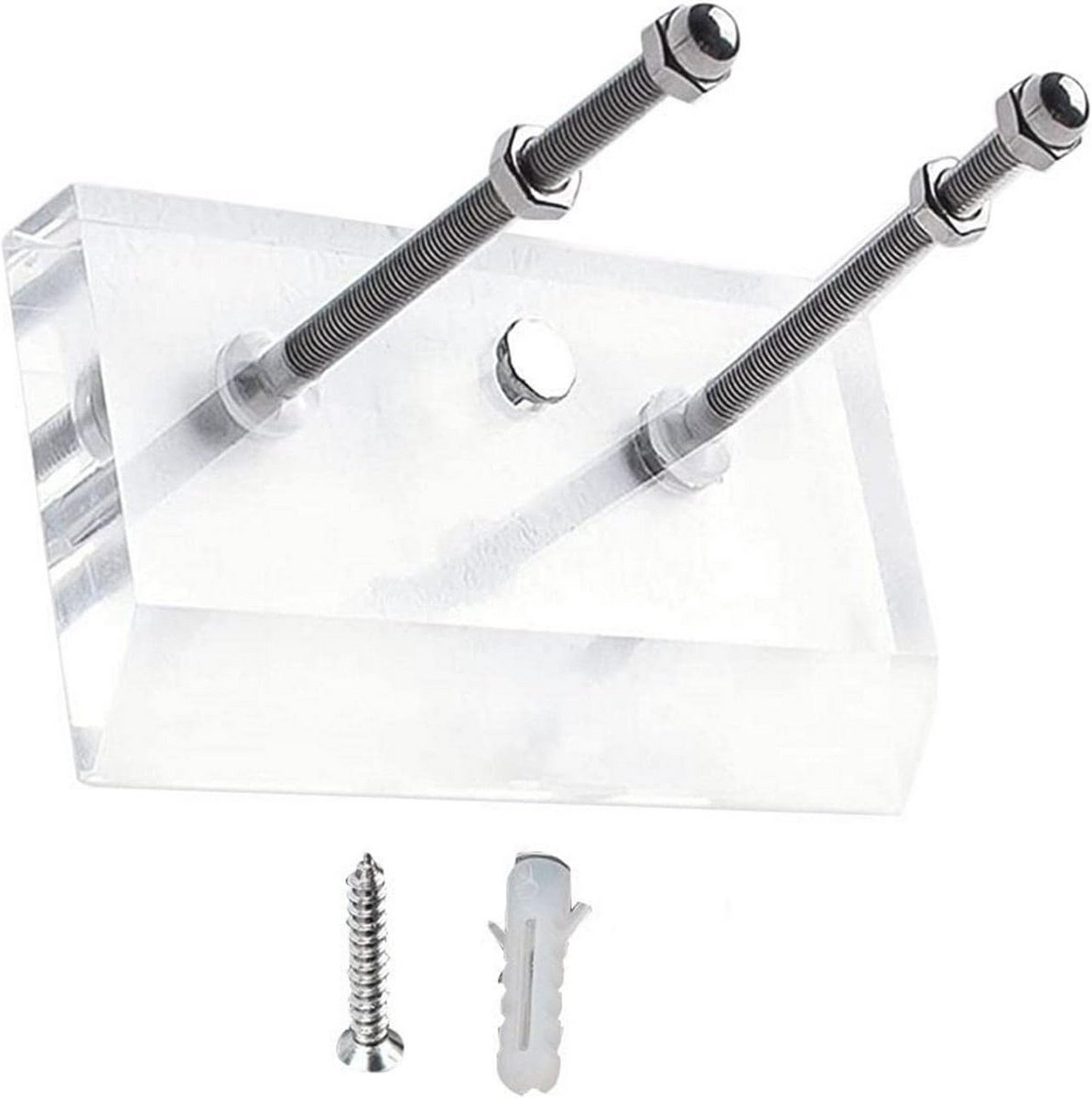 Transparante Muurbevestiging voor Skateboard - Professionele Acryl Display Hanger