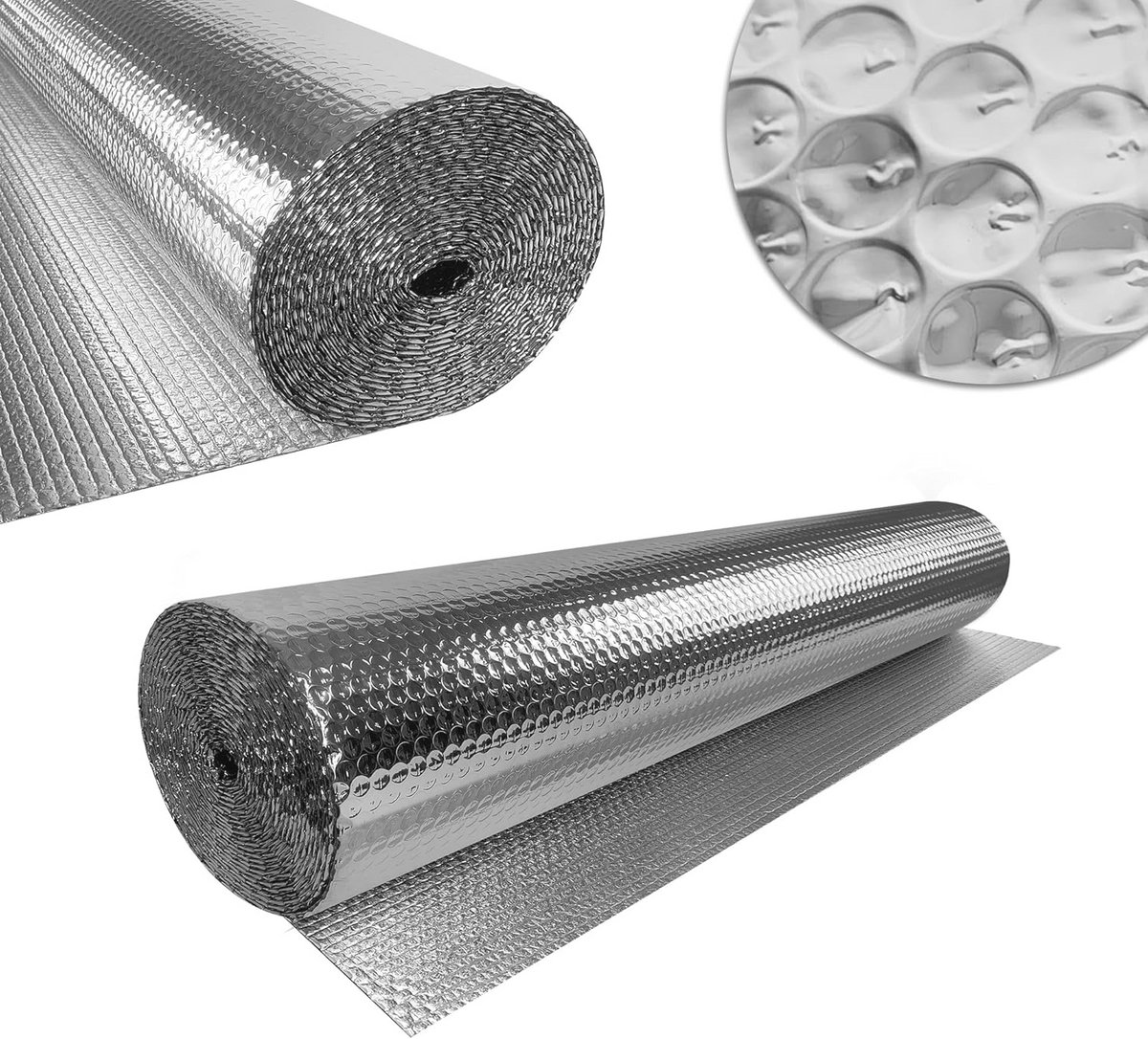 Reflecterende Isolatiefolie voor Radiatoren, 1 x 10 m, Hoogwaardige Isolatie, Geluidsreductie, en Energiebesparing