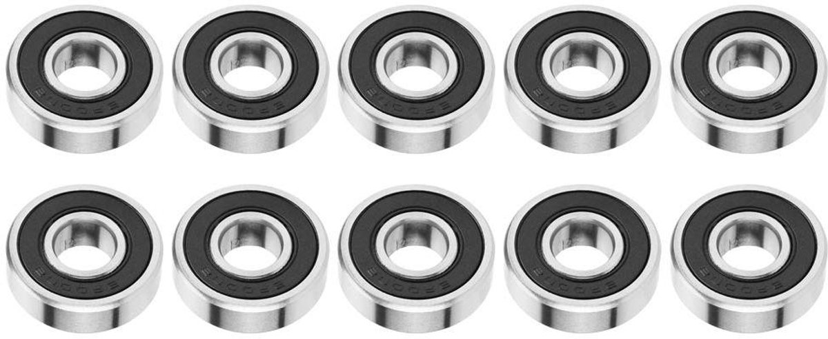 E-Ambar – Rubber verzegelde groefkogellagers, 6000-2RS, 10mm x 26mm x 8mm, geschikt voor borduurprojecten, skateboards, rolschaatsen en scooters (10 stuks/pack)