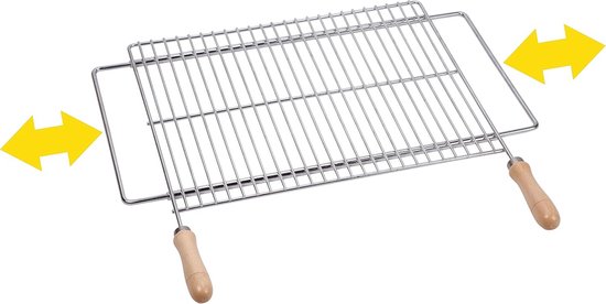 Set van 4 roestvrijstalen grillroosters en koelroosters, past op bakplaten voor het Set van 4 roestvrijstalen grillroosters en koelroosters, past op bakplaten voor het