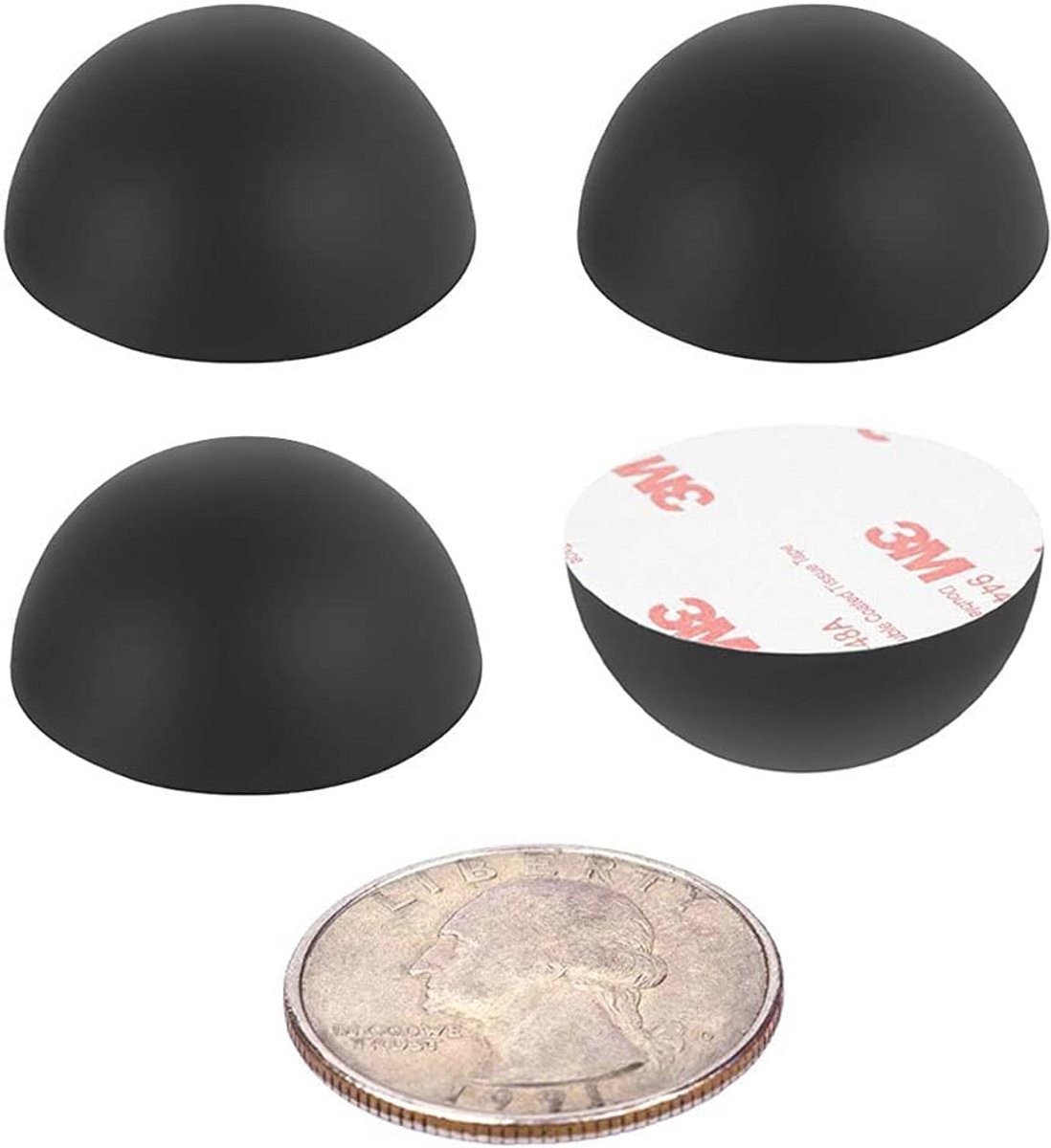 50 Stuks Rubber Voetjes voor Luidsprekers - Geluidsdemping en Vloerschade Bescherming