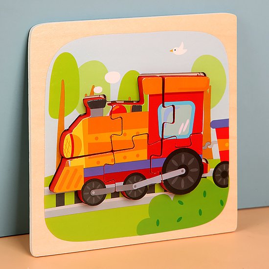 Houten puzzel met dieren – Tres' Vintage
