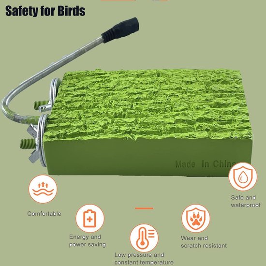 Chauffage Pour Cage D'Oiseaux - Perchoir Temperature Chauffante Pour