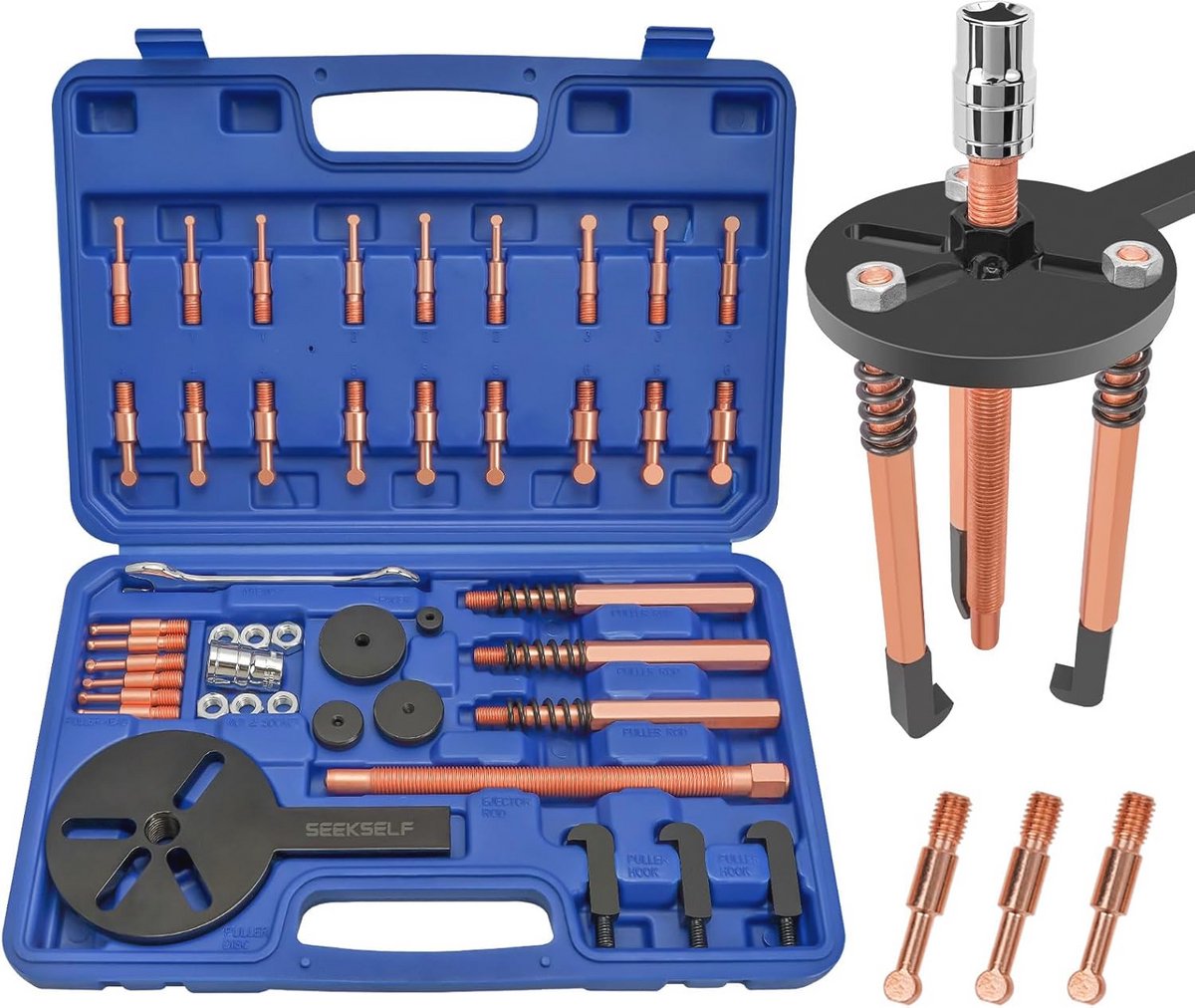 36-in-1 Lagertrekkerset voor Blinde Gatlager Verwijdering en Tandwiel Trekker