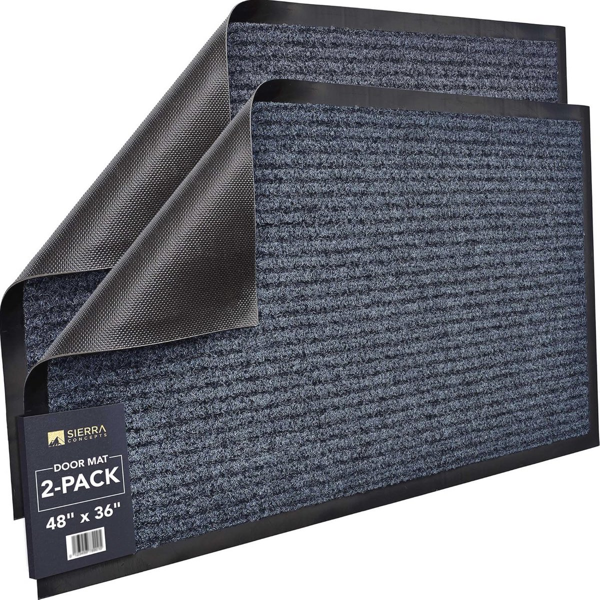 X-Large Voordeurmatten 2-pack - Ideale Entree Deurmat voor Binnen en Buiten 48x36 inch