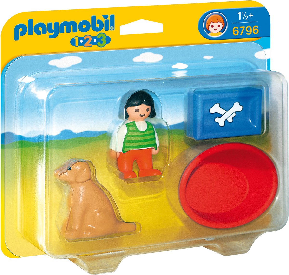 Meisje met haar hond / Enfant avec chien — cadeau in Spellen & Speelgoed - foto 3